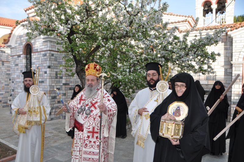 Ὁ ἑσπερινός τῆς ἀγάπης στήν Ἱερά Μονή Ἀναλήψεως (Σίψα)